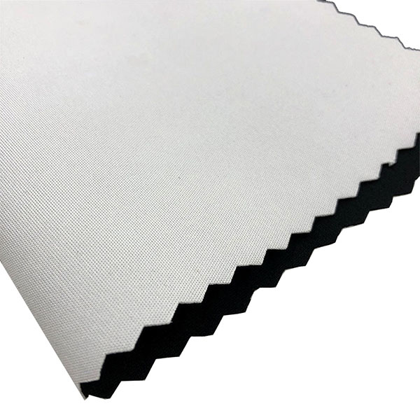 White neoprene fabric